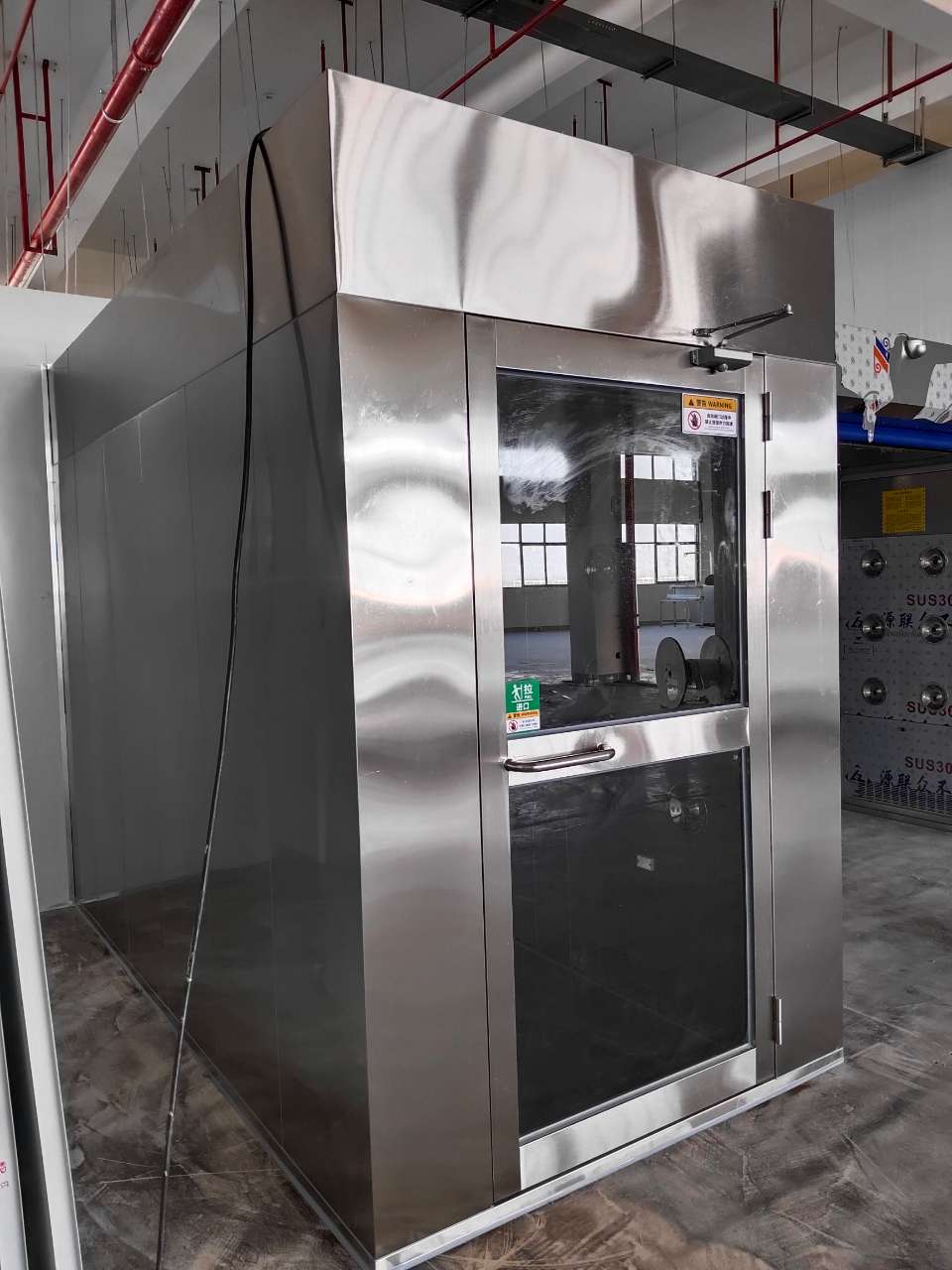 河北哆呋食品有限公司风淋室安装